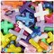 BeadTin Pearl Mix 26mm Fashion Cross Plastic Craft Beads Pendants (40pcs)